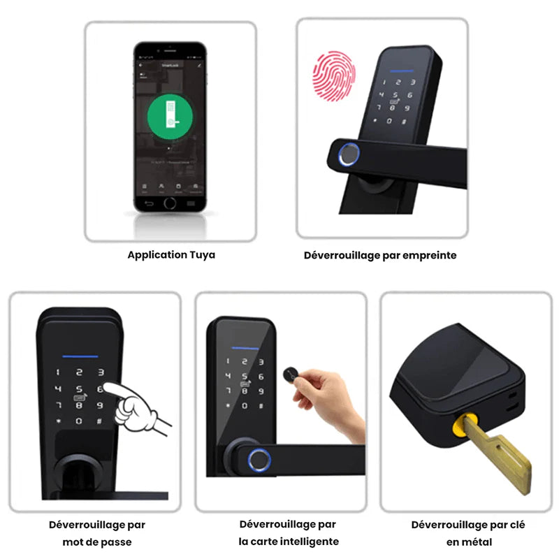 Serrure De Porte Biométrique À Empreinte Digitale X7 WIFI