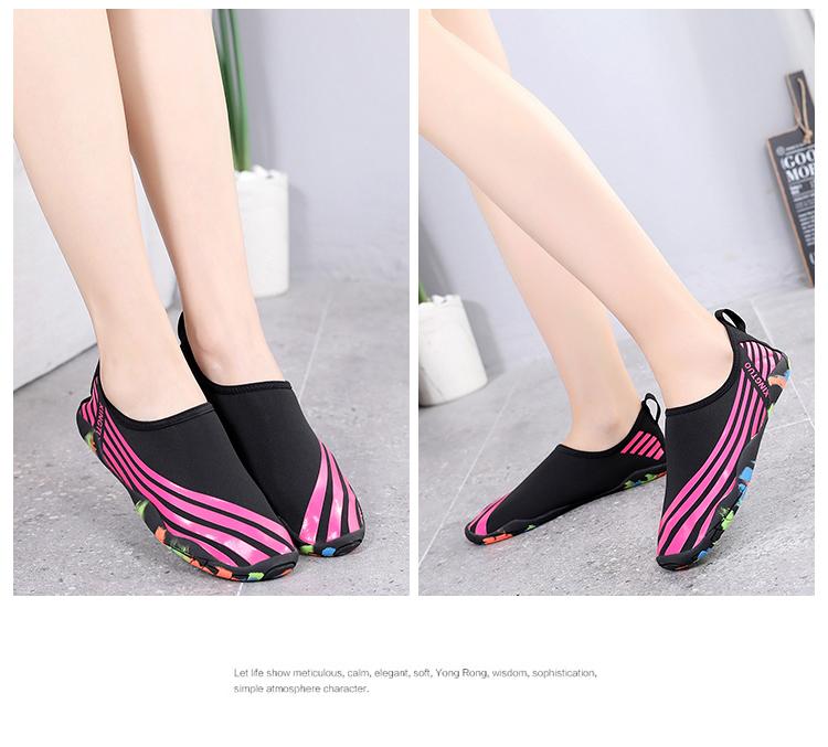 Chaussures plage pour femmes et homme - ibiza-rose Mahalkom
