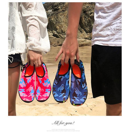 Chaussures plage pour femmes et hommes - Rose - Mahalkom
