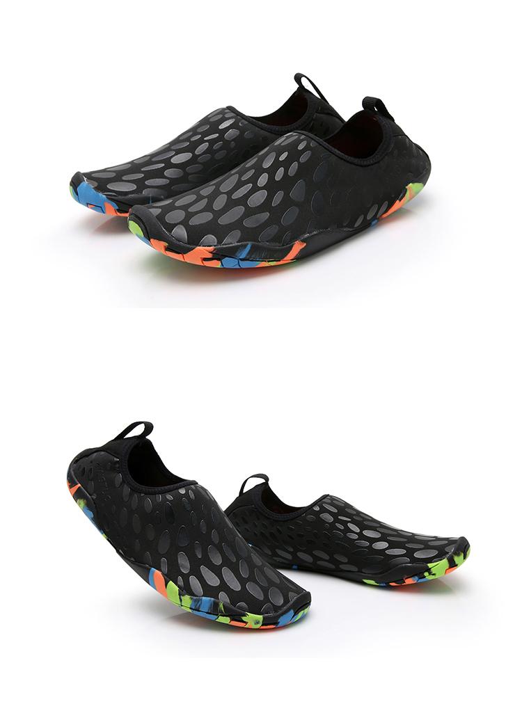 Chaussures plage pour femmes et homme - Noir - Mahalkom