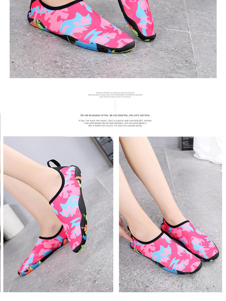 Chaussures plage pour femmes et hommes - Rose - Mahalkom