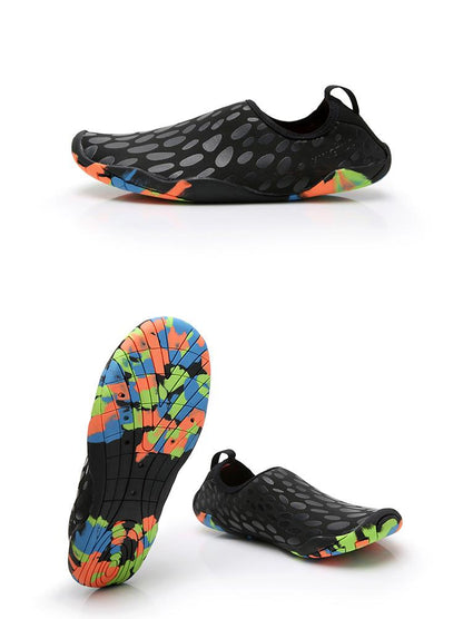 Chaussures plage pour femmes et homme - Noir - Mahalkom