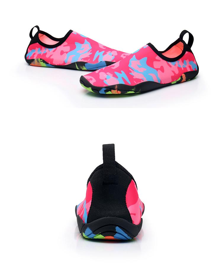 Chaussures plage pour femmes et hommes - Rose - Mahalkom