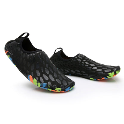 Chaussures plage pour femmes et homme - Noir - Mahalkom