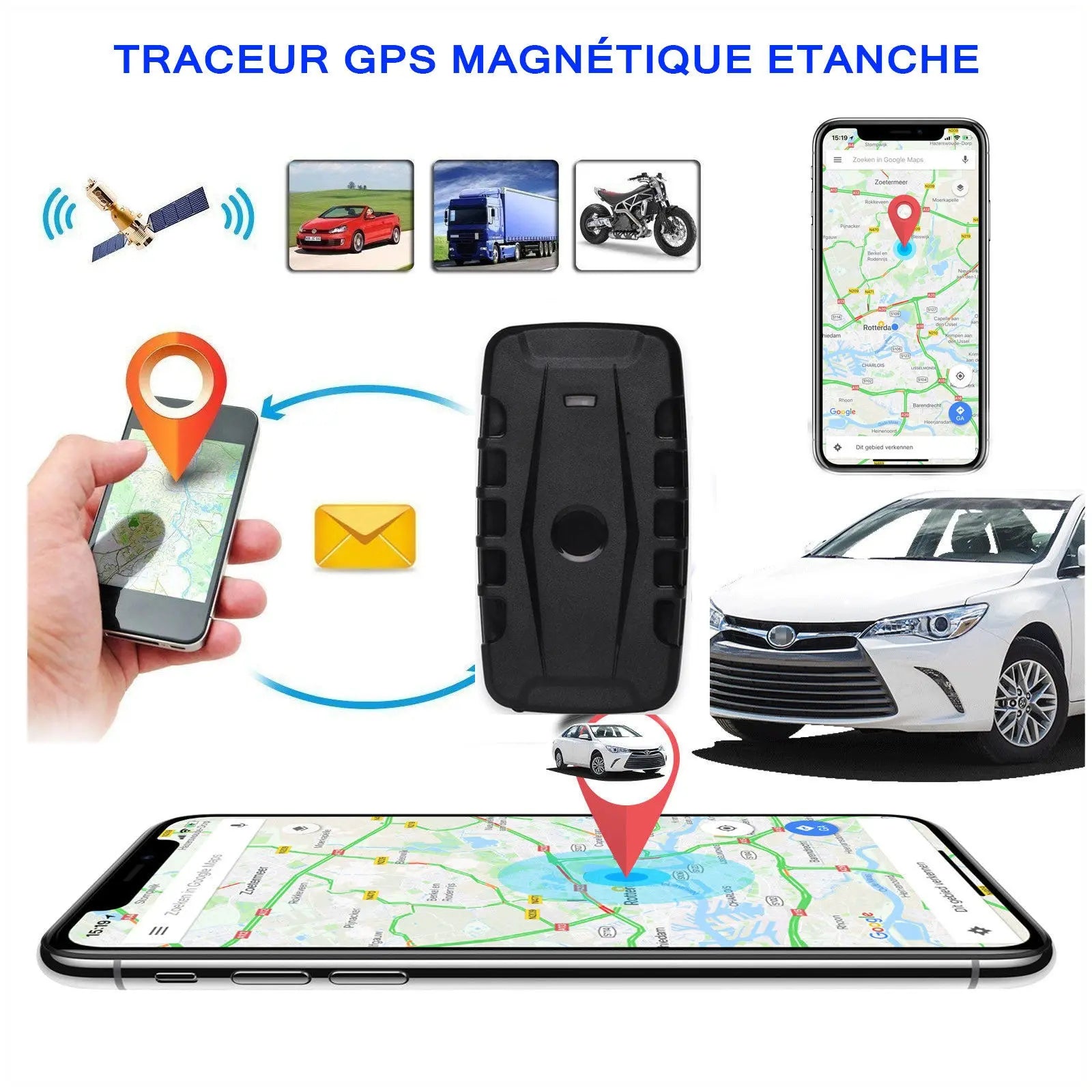 TRACEUR GPS DE VOITURE TRACEUR GPS DE VÉHICULE TRACEUR GPS - Temu Belgium